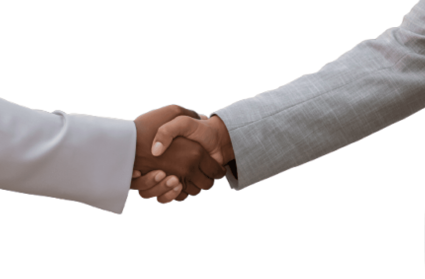 Partners shaking hands